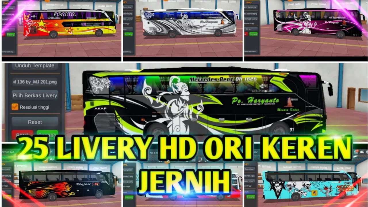 Detail Livery Bussid Hd Png Nomer 38