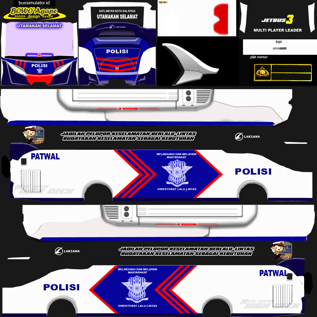 Livery Bussid Polisi Hd - KibrisPDR