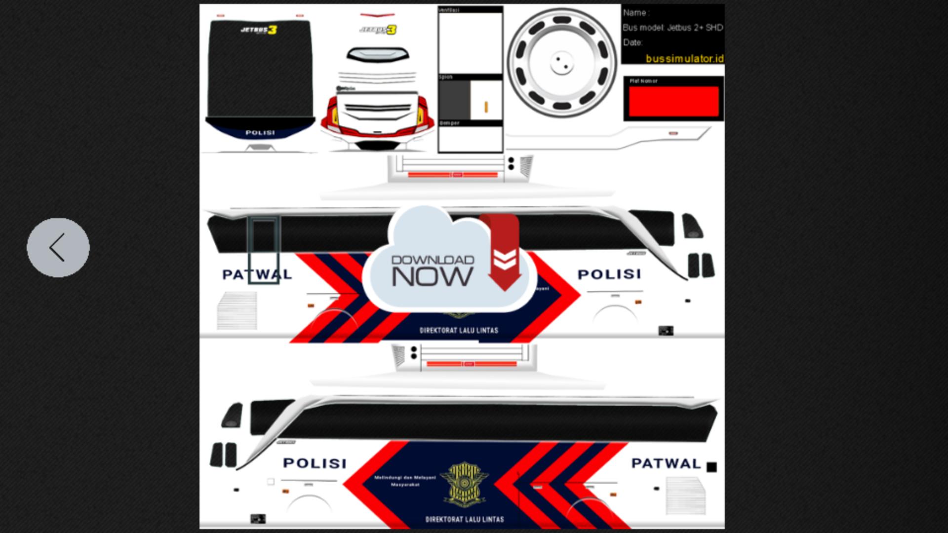 Detail Livery Bussid Polisi Hd Nomer 3