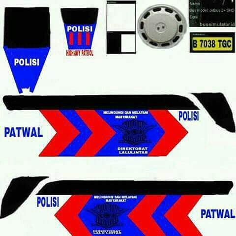 Detail Livery Bussid Polisi Hd Nomer 36