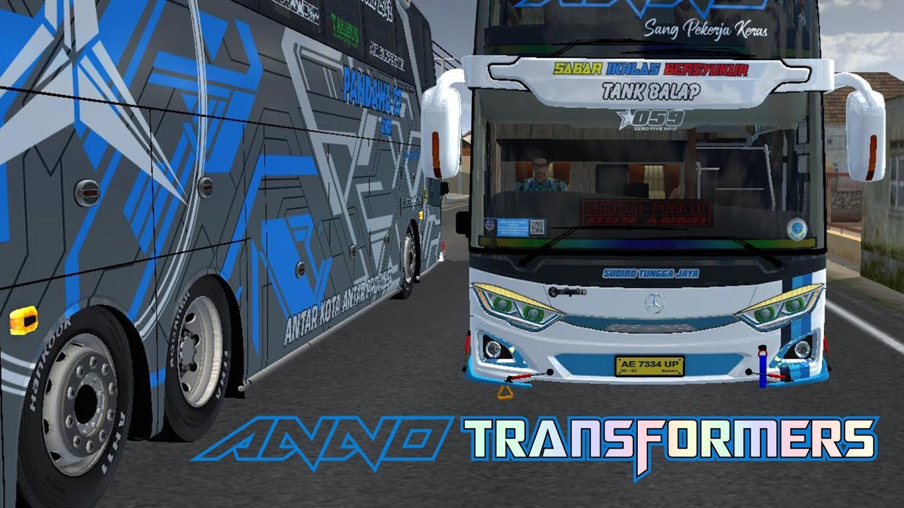 Detail Livery Bussid Transformers Nomer 33