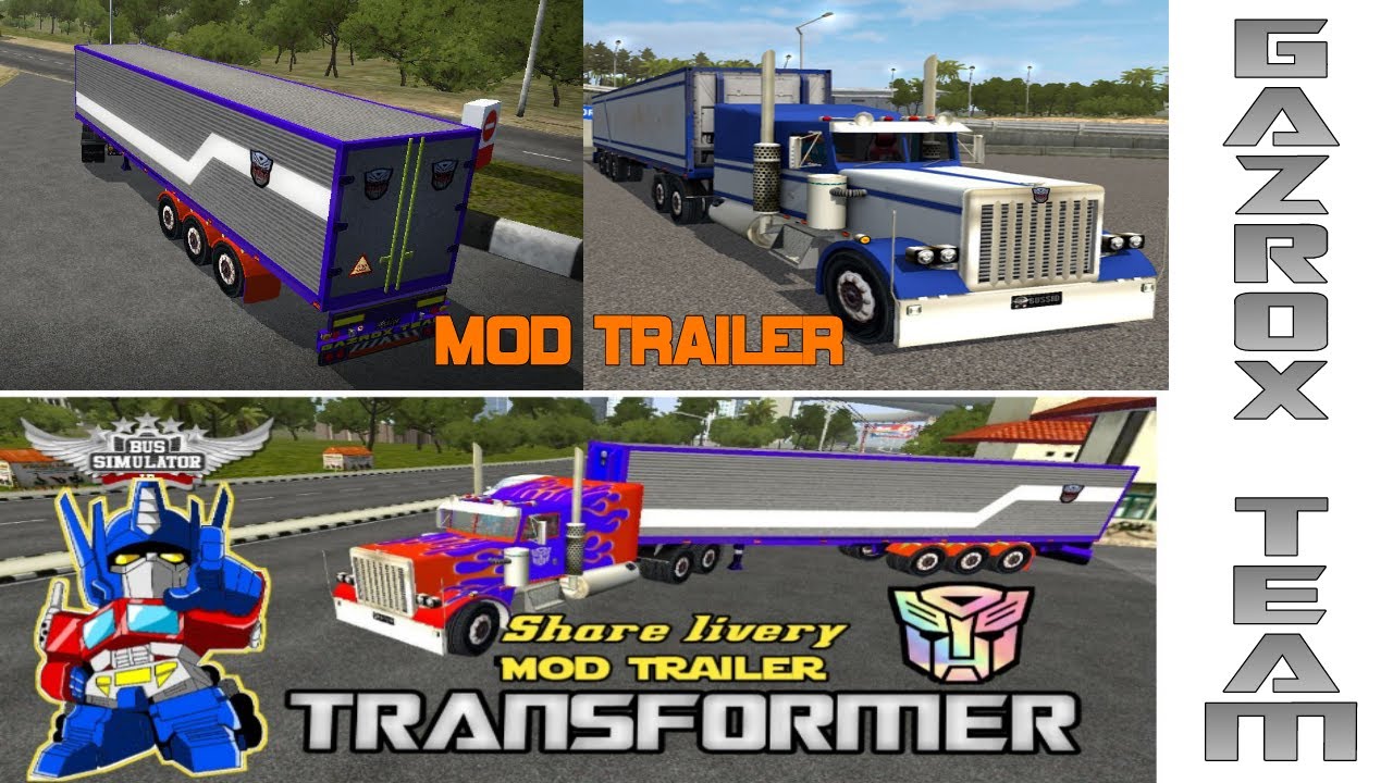 Detail Livery Bussid Transformers Nomer 46