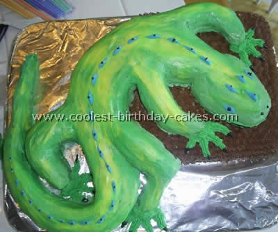 Detail Lizard Cake Pan Nomer 2