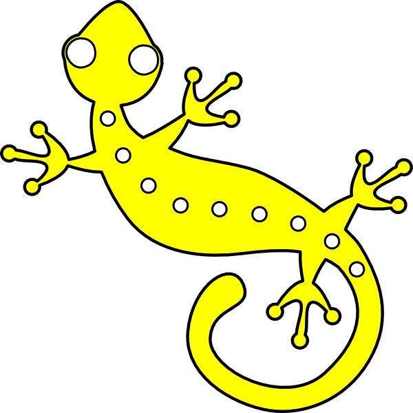Detail Lizard Clip Art Free Nomer 43