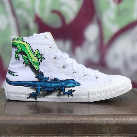Detail Lizard Converse High Tops Nomer 33