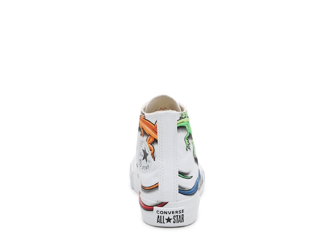 Detail Lizard Converse High Tops Nomer 36