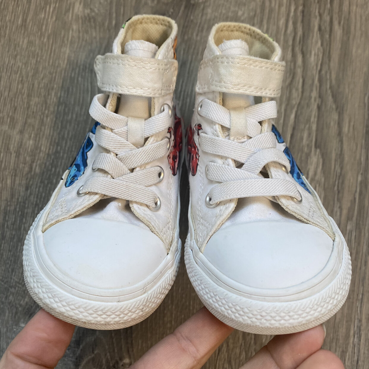 Detail Lizard Converse High Tops Nomer 44
