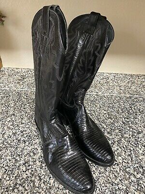 Detail Lizard Skin Cowboy Boots Nomer 20
