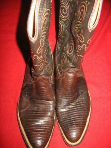 Detail Lizard Skin Cowboy Boots Nomer 27