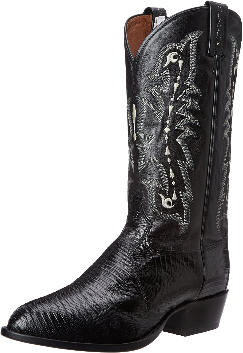 Detail Lizard Skin Cowboy Boots Nomer 38