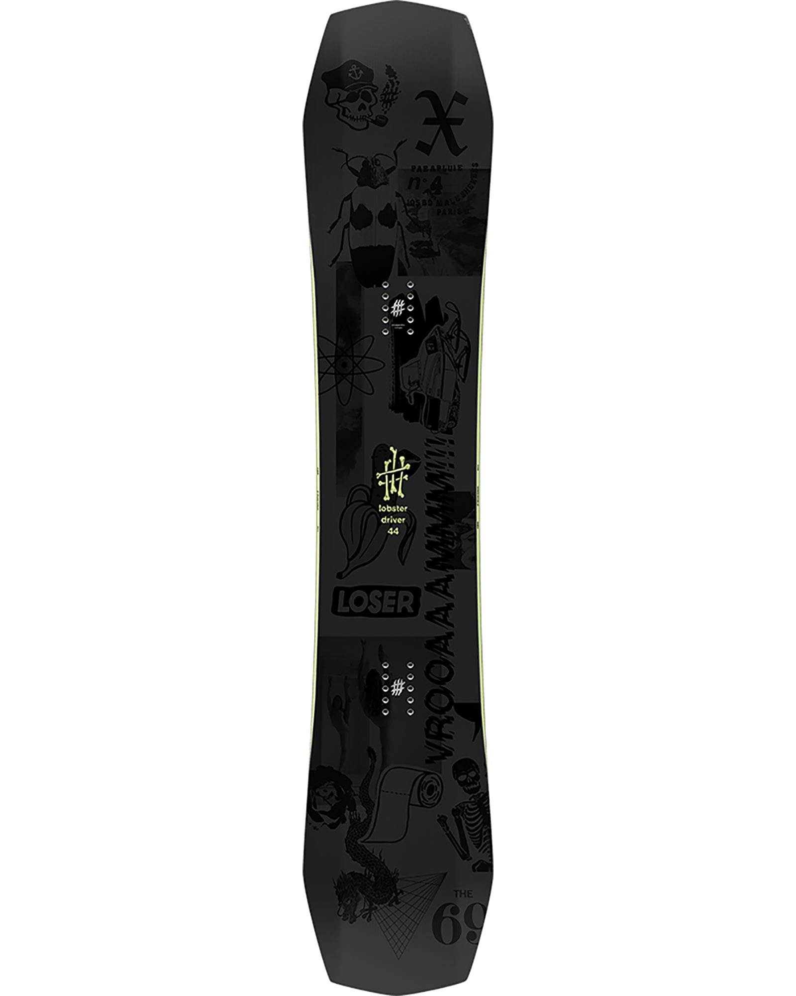 Detail Lobster Cream Snowboard Nomer 15