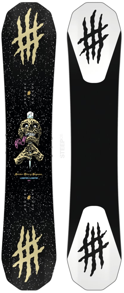 Detail Lobster Cream Snowboard Nomer 40