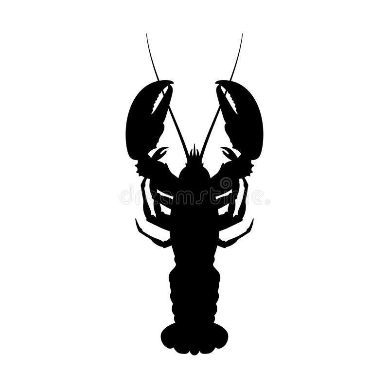Detail Lobster Silhouette Clip Art Nomer 4