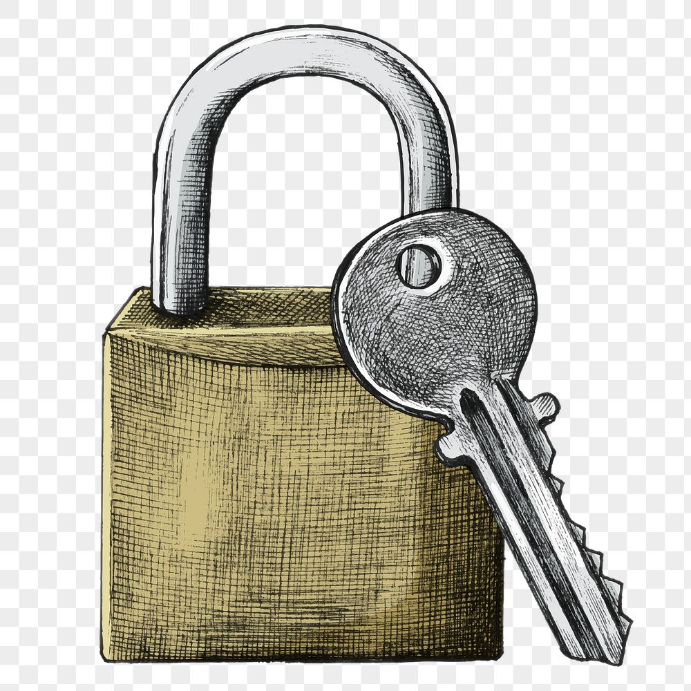 Detail Lock And Key Png Nomer 22
