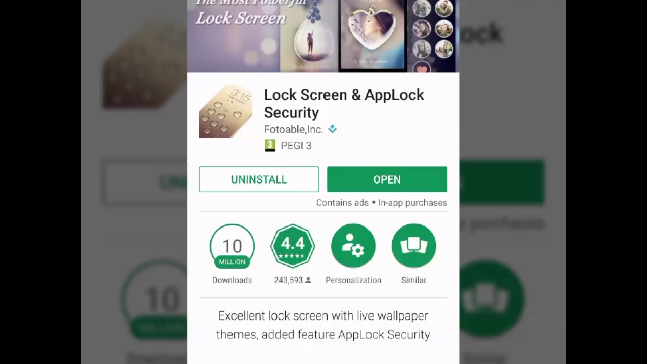 Detail Lock Screen Applock Security Nomer 5