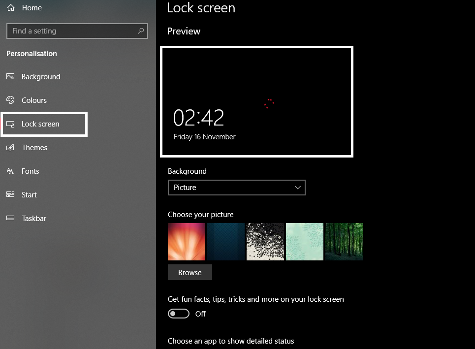Detail Lock Screen Wallpaper Windows 10 Nomer 34