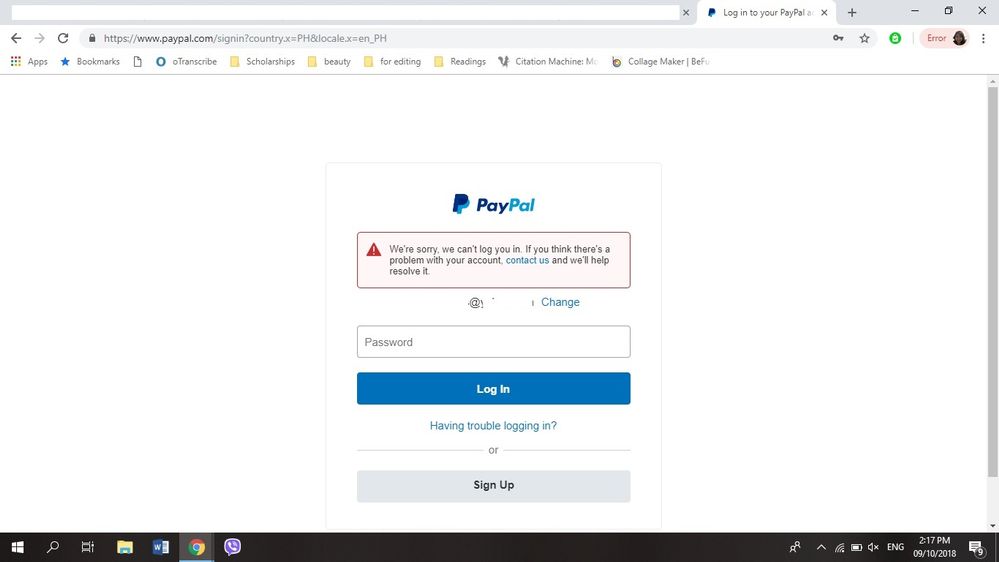 Detail Log In Paypal Nomer 21