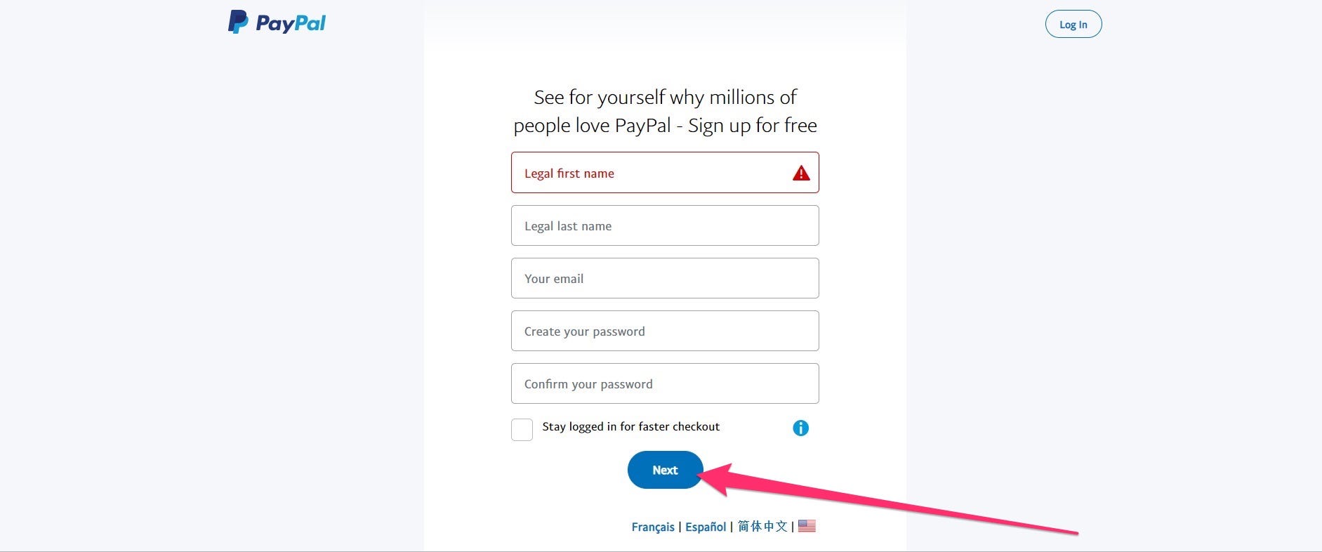Detail Log In Paypal Nomer 32