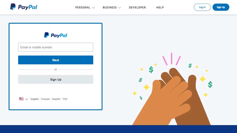 Detail Log In Paypal Nomer 46