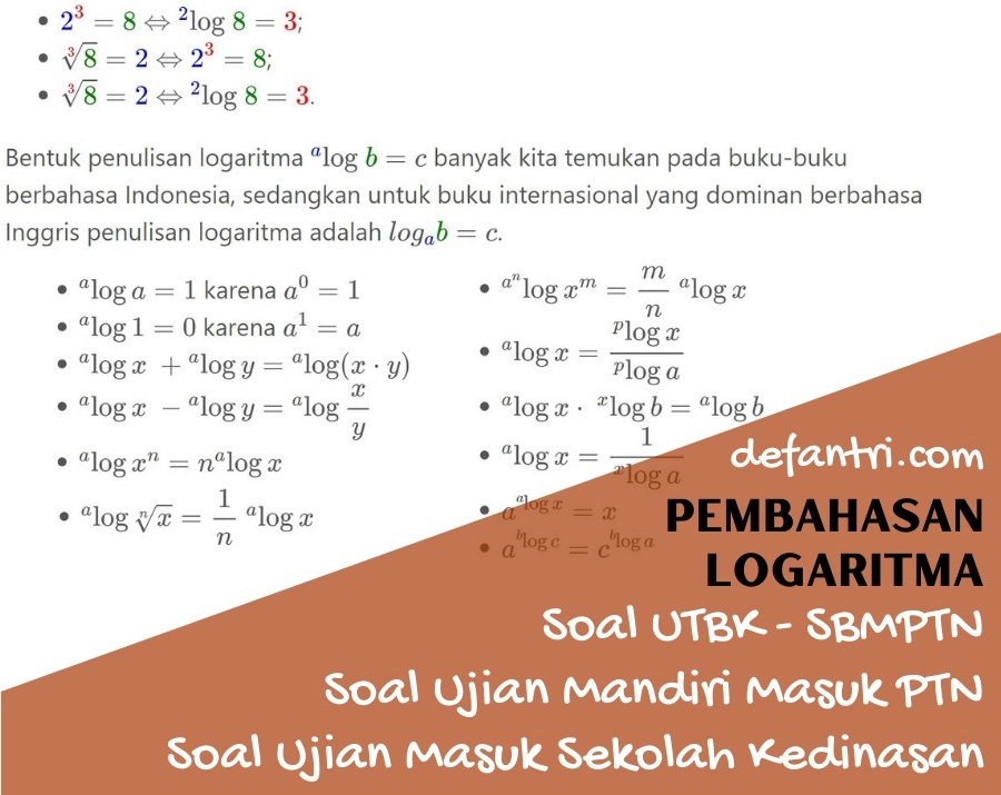 Detail Logaritma Contoh Soal Nomer 41