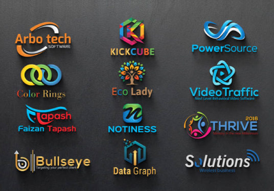 Detail Logo 3d Nomer 4