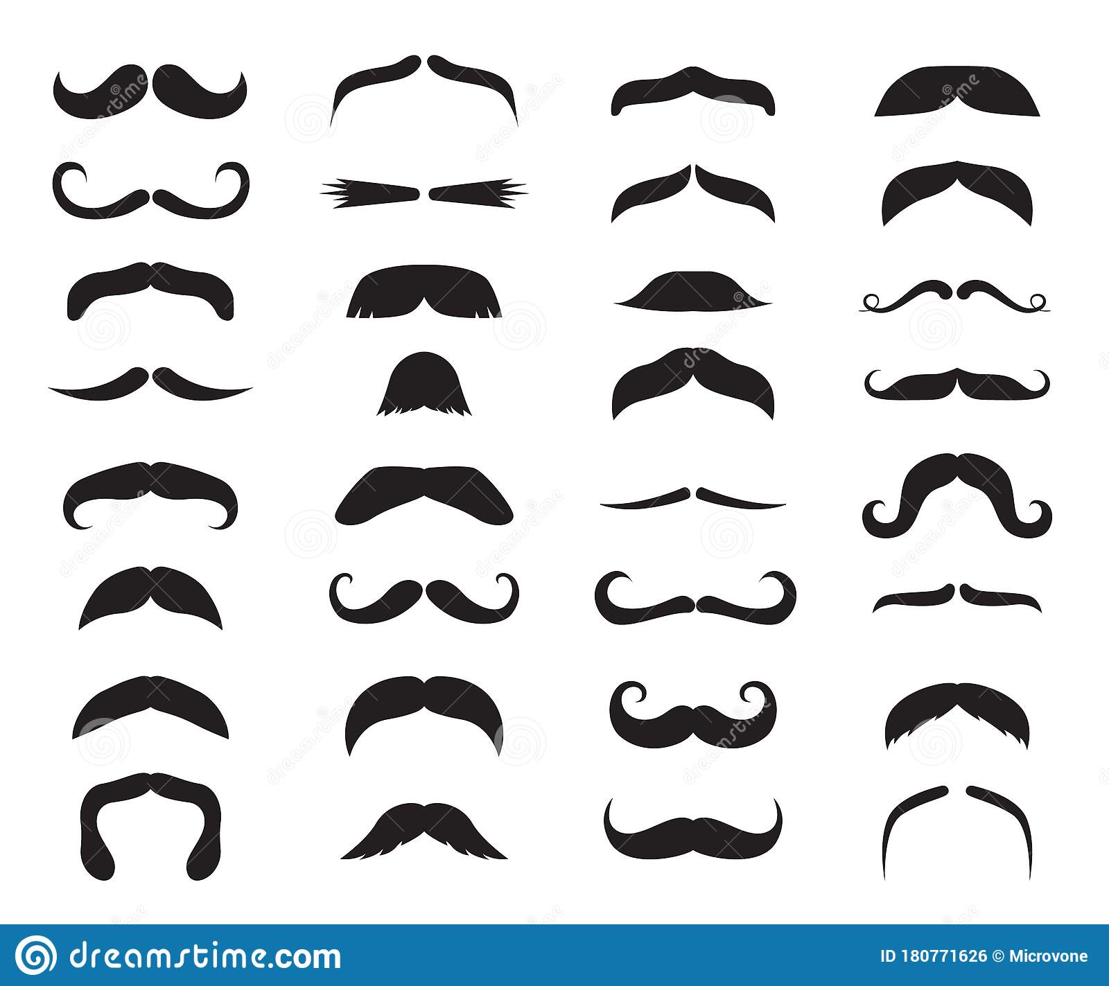 Detail Moustache Nomer 34