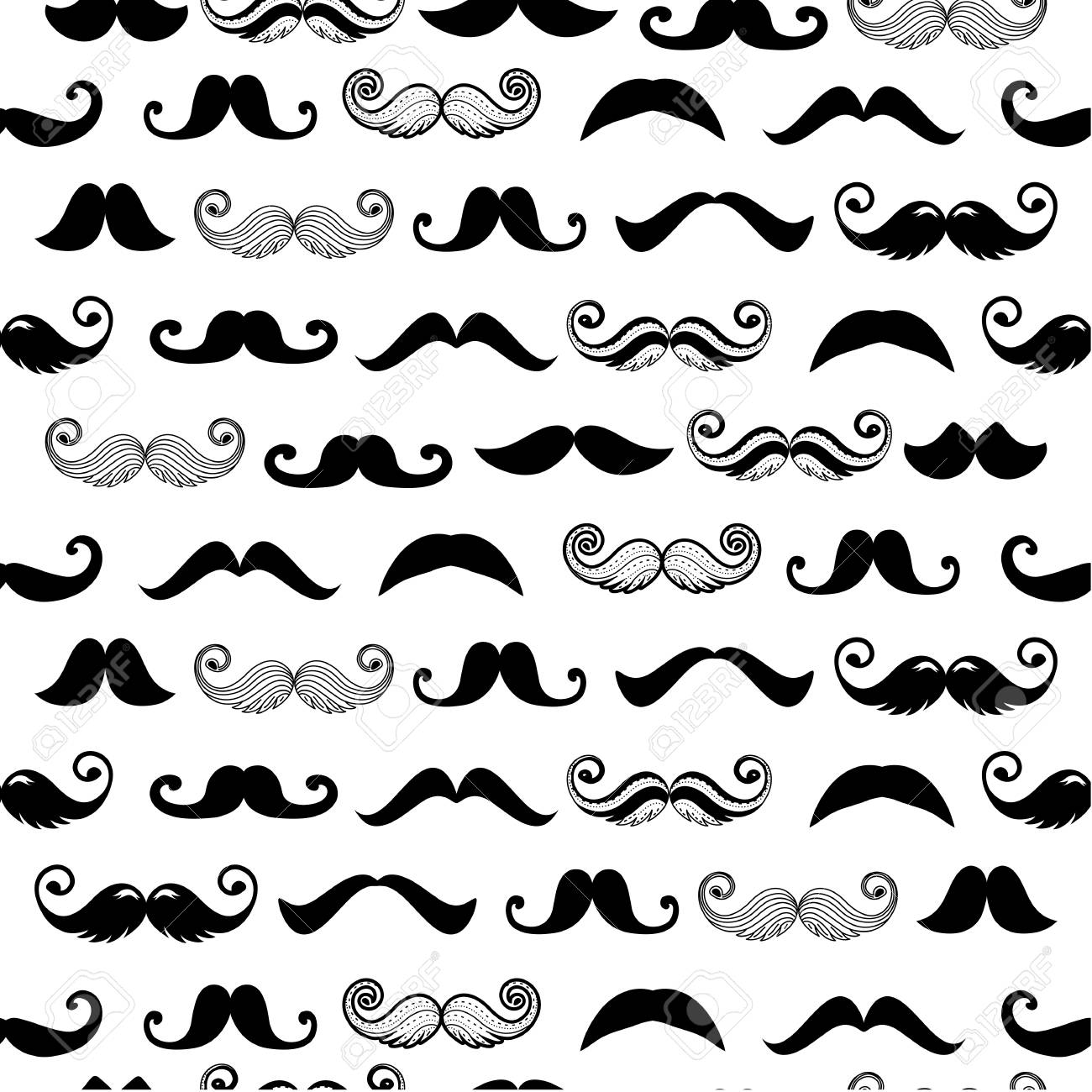 Moustache Background - KibrisPDR