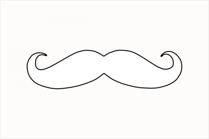 Detail Moustache Clip Art Transparent Background Nomer 33