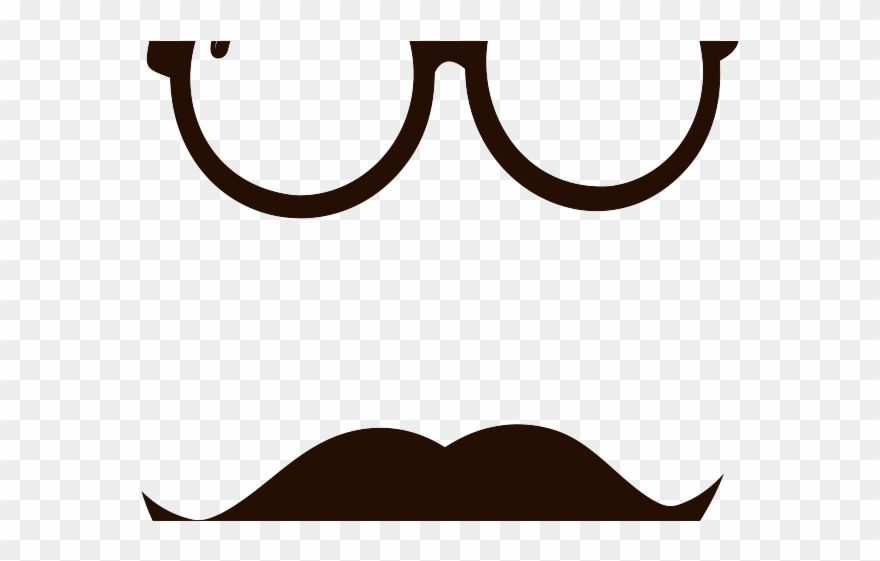 Detail Moustache Clip Art Transparent Background Nomer 46