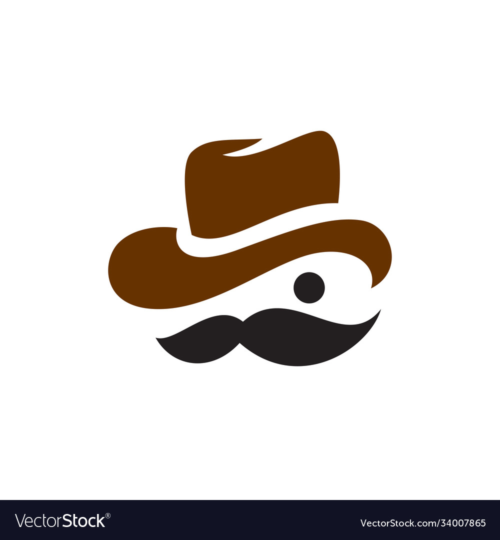 Detail Moustache Logo Nomer 4