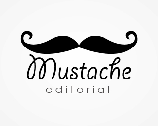 Detail Moustache Logo Nomer 40