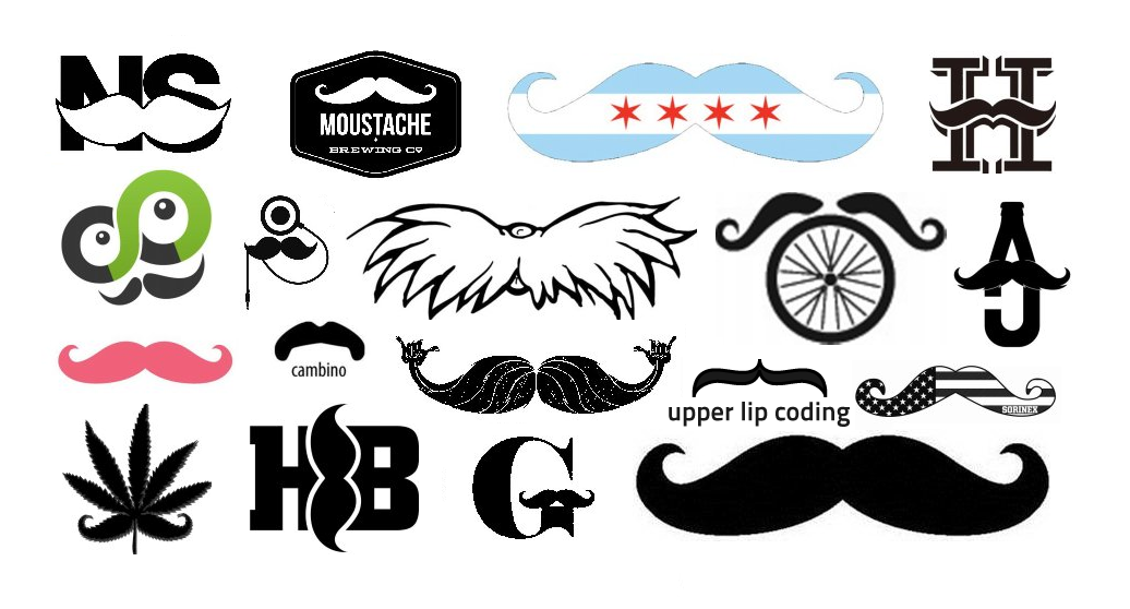 Detail Moustache Logo Nomer 7