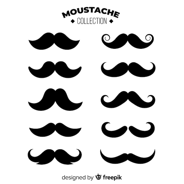 Detail Moustaches Logo Nomer 30