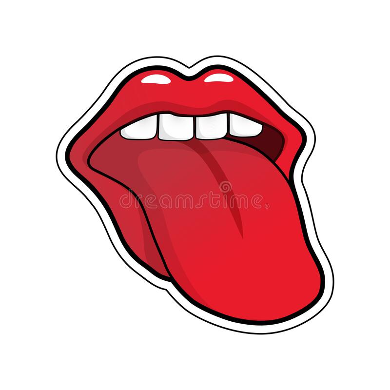Detail Mouth And Tongue Clipart Nomer 39