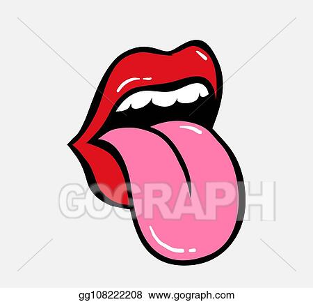 Detail Mouth And Tongue Clipart Nomer 45