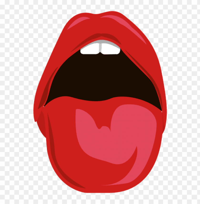 Detail Mouth And Tongue Clipart Nomer 54