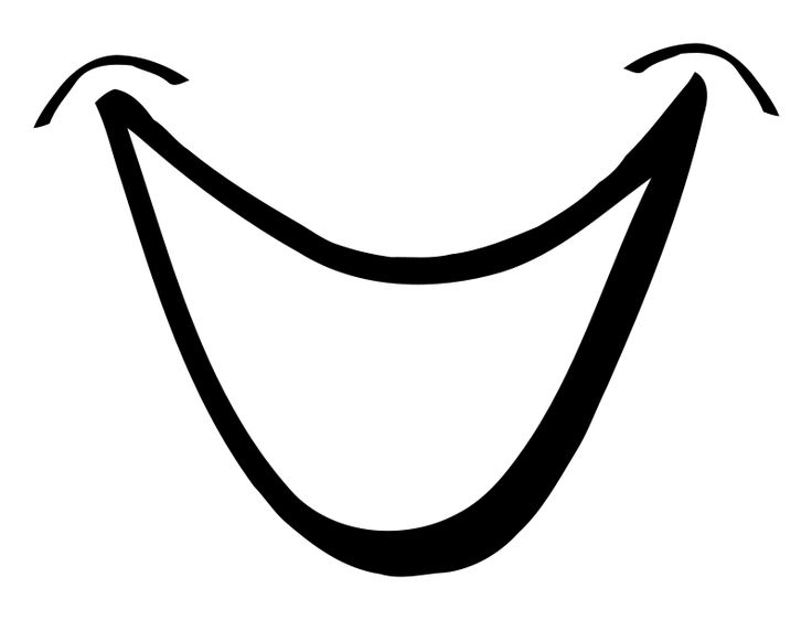 Detail Mouth Smile Clip Art Nomer 2