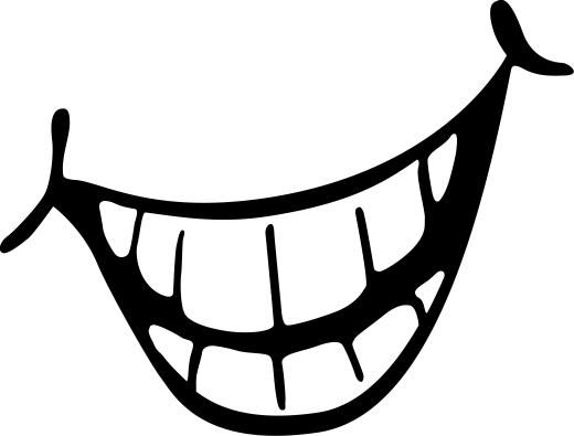 Detail Mouth Smile Clip Art Nomer 3