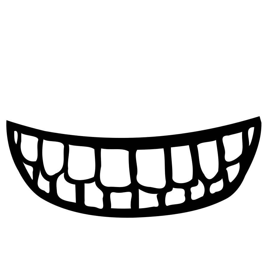 Detail Mouth Smile Clip Art Nomer 28