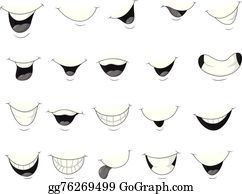 Detail Mouth Smile Clip Art Nomer 35