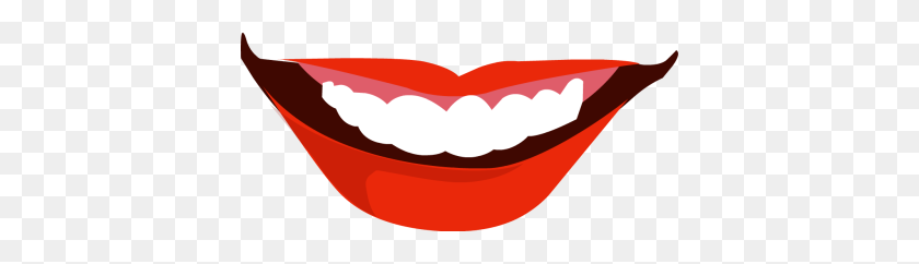 Detail Mouth Smile Clip Art Nomer 45