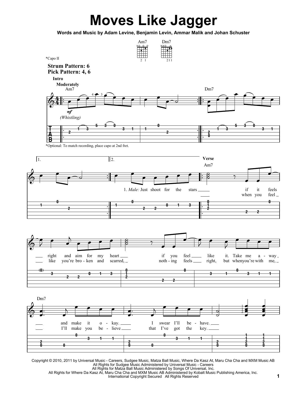 Detail Moves Like Jagger Chords Nomer 4