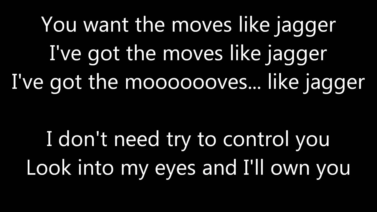 Detail Moves Like Jagger Chords Nomer 32