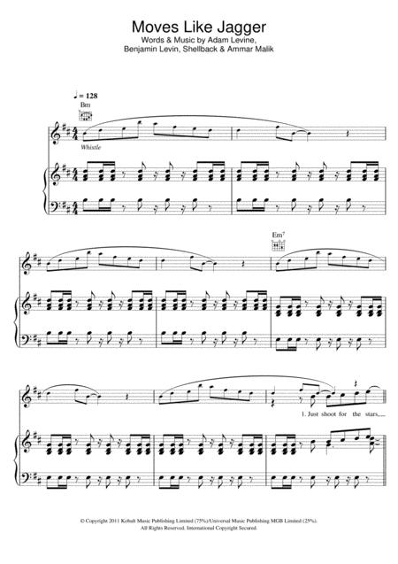 Detail Moves Like Jagger Chords Nomer 33