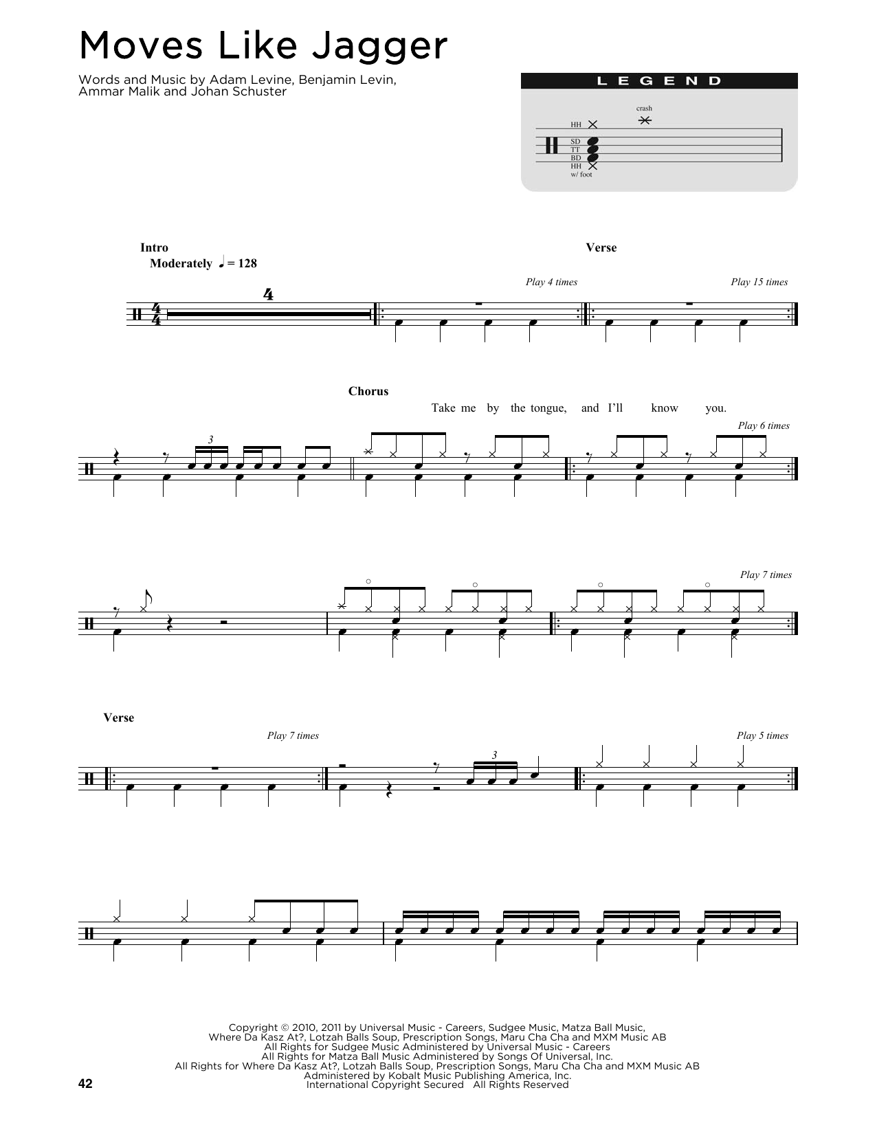 Detail Moves Like Jagger Chords Nomer 39