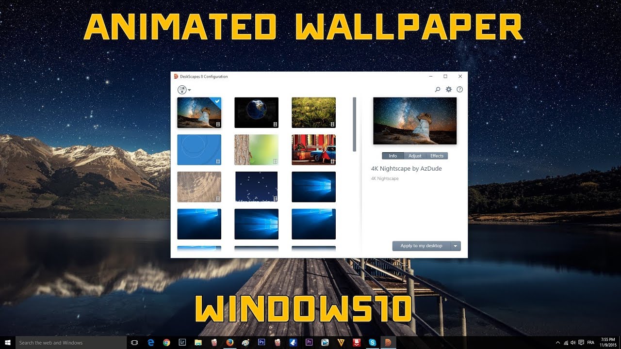 Detail Moving Wallpaper Windows 10 Nomer 26