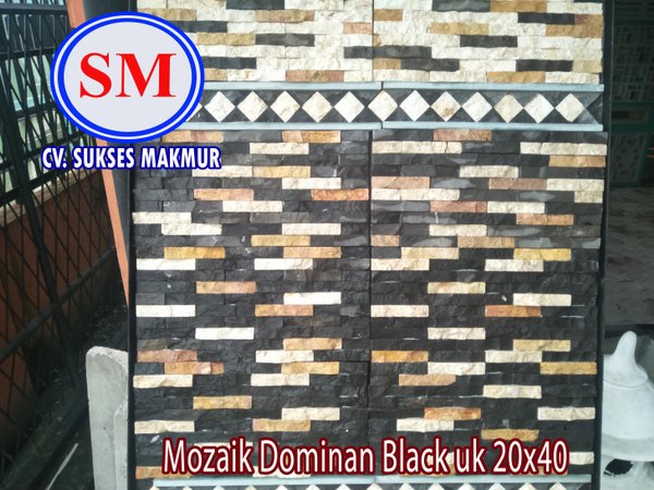 Detail Mozaik Batu Alam Nomer 20