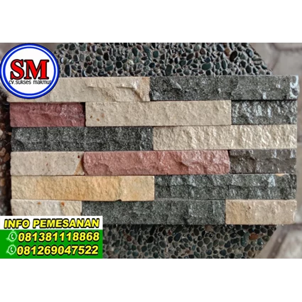 Detail Mozaik Batu Alam Nomer 53