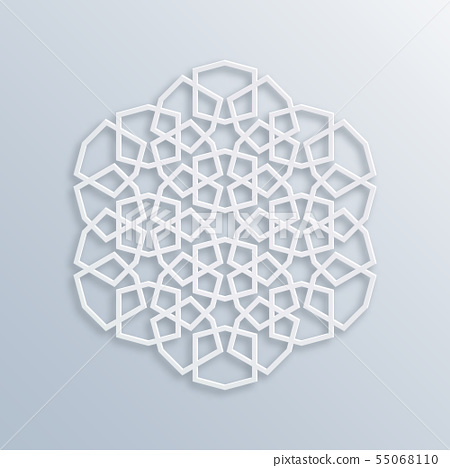 Detail Mozaik Islam Vector Nomer 3