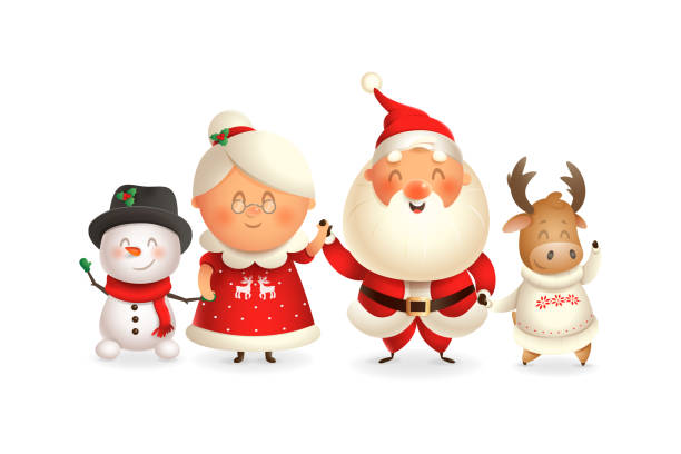 Detail Mr And Mrs Claus Clipart Nomer 11